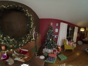 VR BANGERS Santa's Cock For Three Naughty Teen Babes VR Porn 2/16