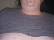 Bbw plays with her small tits  9/16