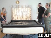 Blonde Cutie Fails Upwards Into Nuru Threesome 2/16