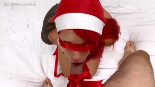 Cute Alt Girl Gets Sloppy Deepthroat And Rough Fuck For Christmas - Nora Redmain TRAILER