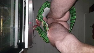 Fingering smoking a joint