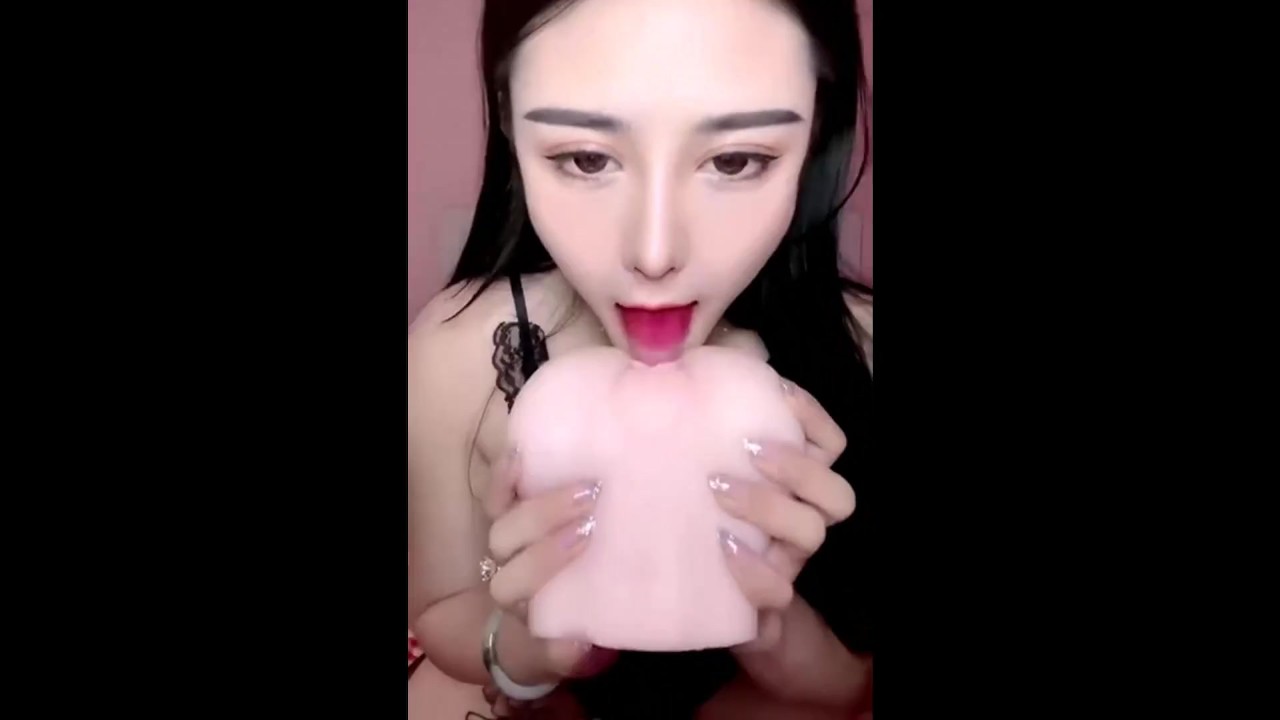 asian ladyboy fucking a toy with joi and thick and lots of cumshot on hands - RedTube