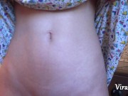 Fingering pussy to my step daughter and touching her big and beautiful tits 10/16