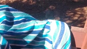 Quick Blowjob in the Woods while out for a hike