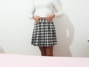 Schoolgirl sensual striptease 1/16