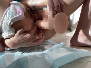 【67日目】日本人主婦のお漏らししながらオナニーがめっちゃエロい！/人妻/個人撮影/おしっこ/連続潮吹き/何回もイク 5/16