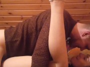 We're almost caught by my boyfriend at the party. Hot girl caught cheating on tape