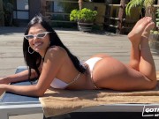 GOTFILLED Naturally busty cutie Mona Azar spreads her legs and takes a pounding 2/16