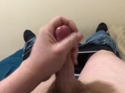 edge myself to cumshot