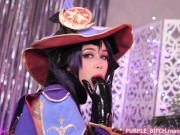 Mona from Genshin Impact loves getting hard cock in her butt 12/16