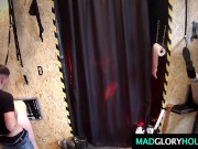 Teen & Mom Get Fucked in Glory Hole 6/16