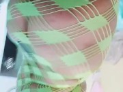 Boricua se probá su lencería sexy 15/16