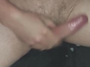 Friend recording close up of my cumshot and piss 16/16