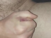 Friend recording close up of my cumshot and piss 3/16