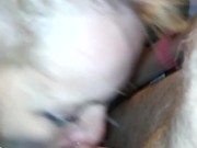 Hot 19 year old stepdaughter really wanted to use the car to go out..bad enough to suck the cum from 11/16