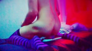 Bouncing Femboy Gets Filled