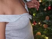 My Hot StepSister Never Wears a PANTY or BRA at Home UPSKIRT No PANTIES 15/16