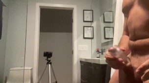 HUGE, THICK SQUIRT...THEN MASSIVE ORGASM AND CUMSHOT