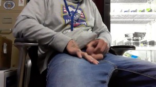 Headless cock jack off at work