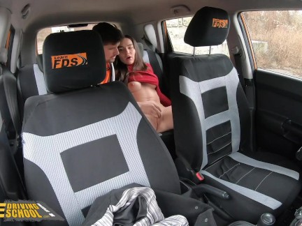 FakeDrivingSchool Learner Nataly Gold Isn’t Wearing Any Panties