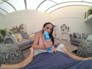 Brunette Babe Claudia Bavel Enjoys Sex Toy And Your Hard Dick VR Porn 4/16