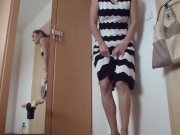 Orgasms dildo sticked on mirror cock is in mouth and cum is everywhere.  Loud sex 2/16