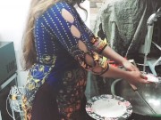 Punjabi Village Maid Fucked in Kitchen By Her Owner While She is Working 2/16