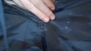 Young military man masturbates and shows ass
