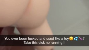 Let me use you like this toy😏🍆💦 take it all!! No running