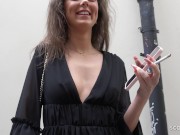 GERMAN SCOUT - SKINNY HAIRY COLLEGE GIRL ISABELLA I PICKUP AND ROUGH CASTING FUCK 1/16