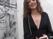 GERMAN SCOUT - SKINNY HAIRY COLLEGE GIRL ISABELLA I PICKUP AND ROUGH CASTING FUCK 3/16