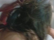 CUCKOLD:PIZZA BOY GIVING IT TO MY GF WHILE SHE CLEANS MY COCK PART 2 16/16