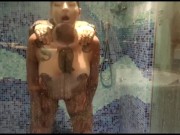 two fat guys in the shower 7/16