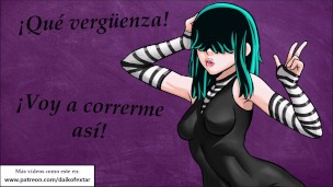 JOI hentai con Lucy. Sexo en la primera cita.