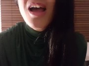 JOI.Creampie. Toda tu leche en mi boca. 1/16