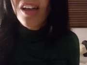 JOI.Creampie. Toda tu leche en mi boca. 5/16