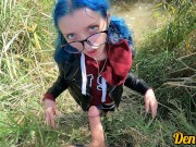 Compilation of a lot of sperm on the face of a cute beauty 5/16