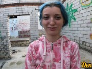 Compilation of a lot of sperm on the face of a cute beauty 7/16