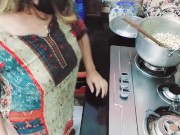 Punjabi Maid Busy in Cooking While Her Ass Fucked By Her Owner With Clear Hindi Audio 10/16