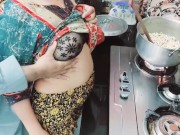 Punjabi Maid Busy in Cooking While Her Ass Fucked By Her Owner With Clear Hindi Audio 4/16