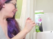 Nerdy Faery Squirting MILK From My Pussy for the First Time. 1/16