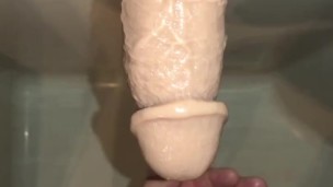 Unboxing, Testing ( Oral Creampie), & Review of Doc Johnson’s Realistic Squirting Dildo