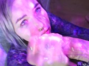Face fuck from outer space! Trippy deepthroat squirting facial - Screenshot 3 of 16 - Facial