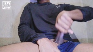  Hot Indian College Guy musterbrating & Storcking release - 4K - jezy pinkman 