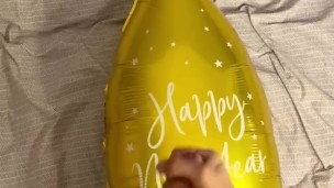 New Year's cumshot masturbation!