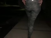 Flashing and public fuck at apartment parking lot 3/16