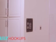 Family Hook Ups - Naughty Step-Brother Catches His Sexy Step-Sister Natalie Knight Masturbating 2/16