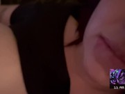 I was sucking my husbands friend cock his girlfriend almost catch us... 4/16