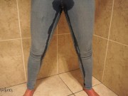 Wife pissing her jeans 4/16