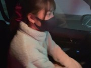 可愛い女子大生が野外露出で恥じらい丸見え放尿！超リアルなプライベートSEXでたっぷり中出し♡RYO＆YUU♡素人カップル/歳の差/10代/スタイル抜群/美少女/English subtitles 2/16